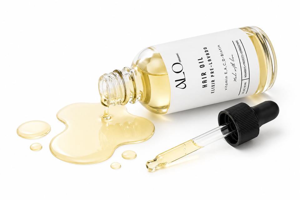 Hair oil Elixir pre-lavado.